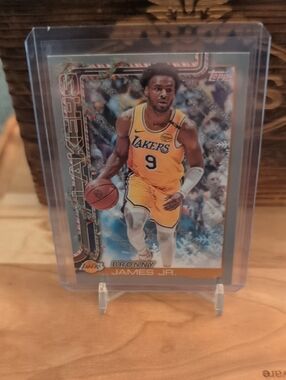 2025-26 Topps Holiday Bronny James Silver Glitter SP Lakers